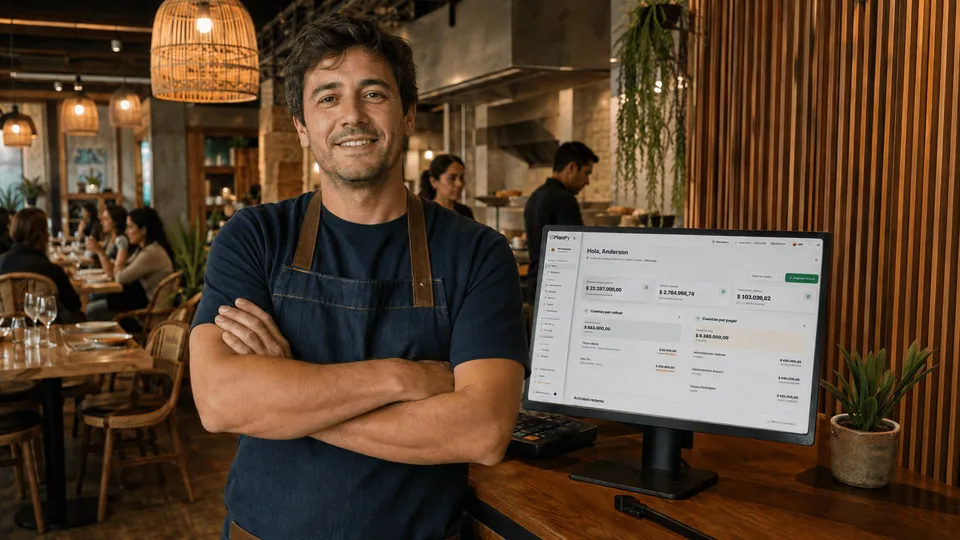 Restaurante usando PlanPy para controlar operación y caja